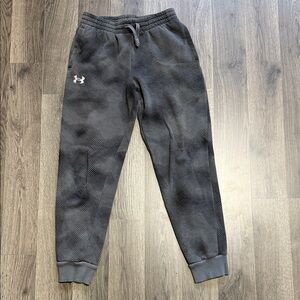 Under Armour Kids Black Patterned Joggers